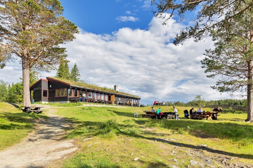 Tur og lysløyper i Estenstadmarka, og Estenstadhytta Galleribilde