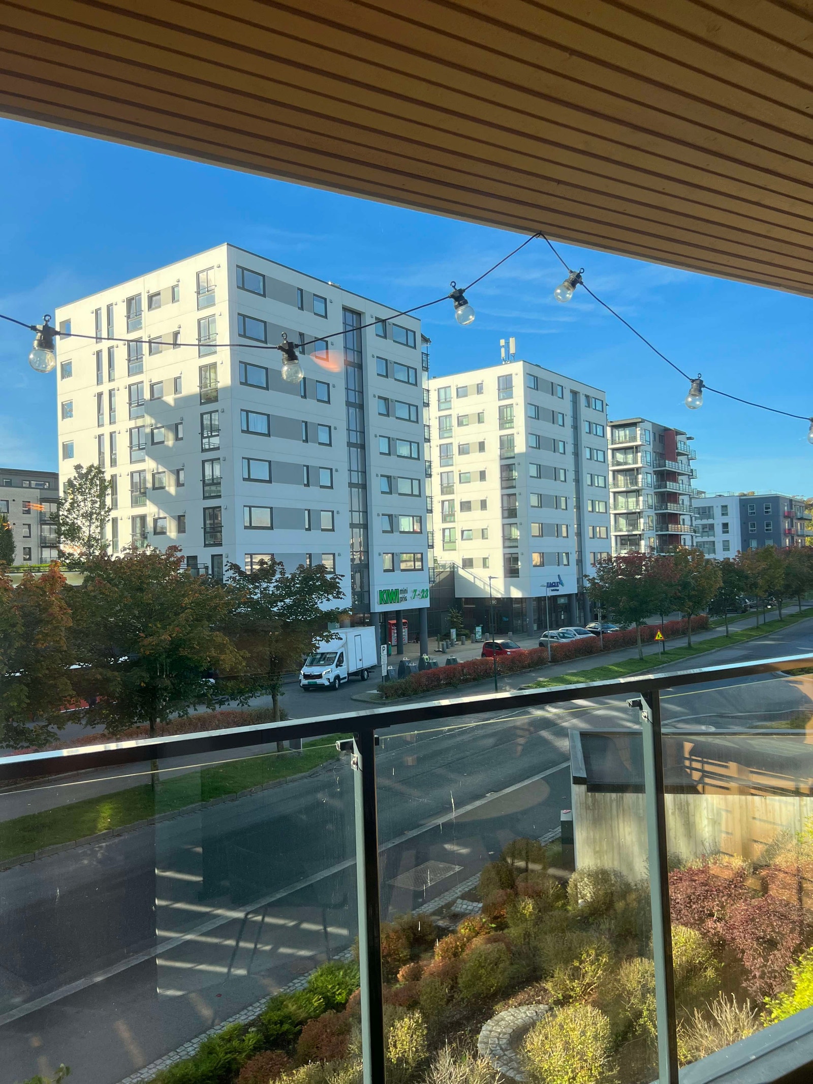 Utsikt fra balkongen Galleribilde