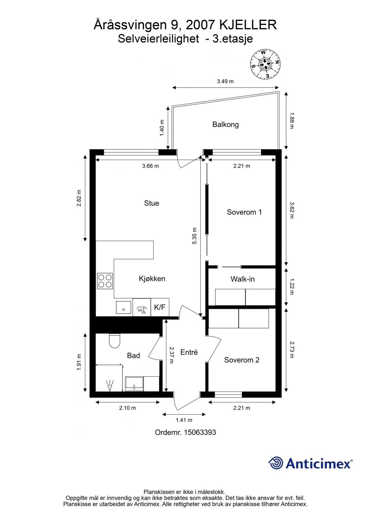 Floor plan Galleribilde