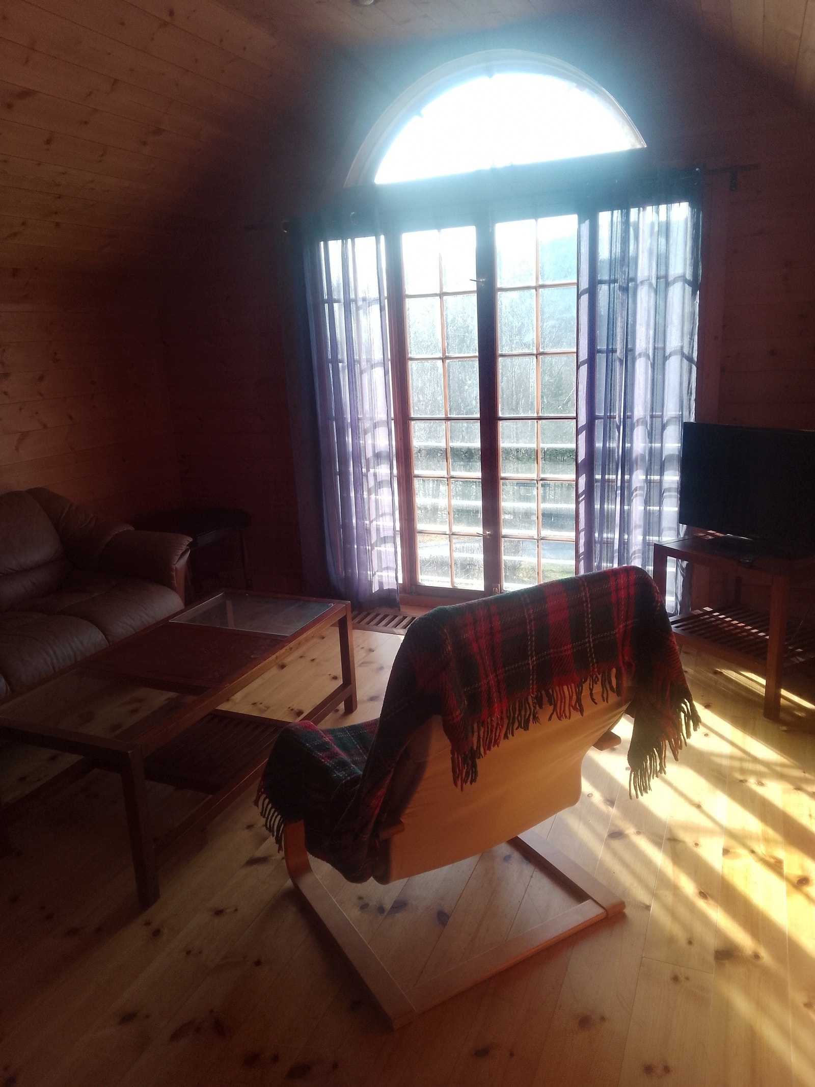 stue med fransk veranda Galleribilde