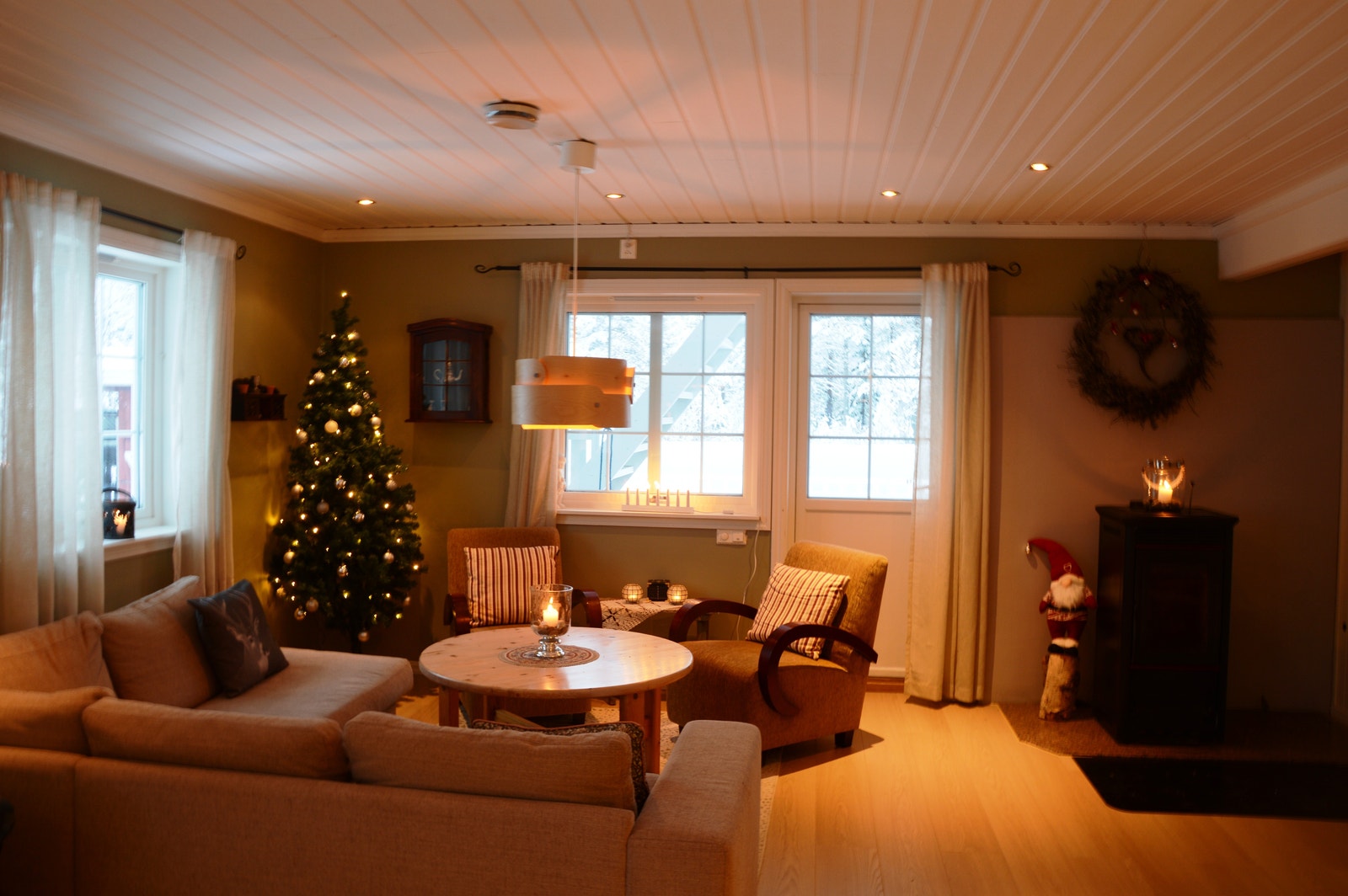 Stue med sofa Galleribilde