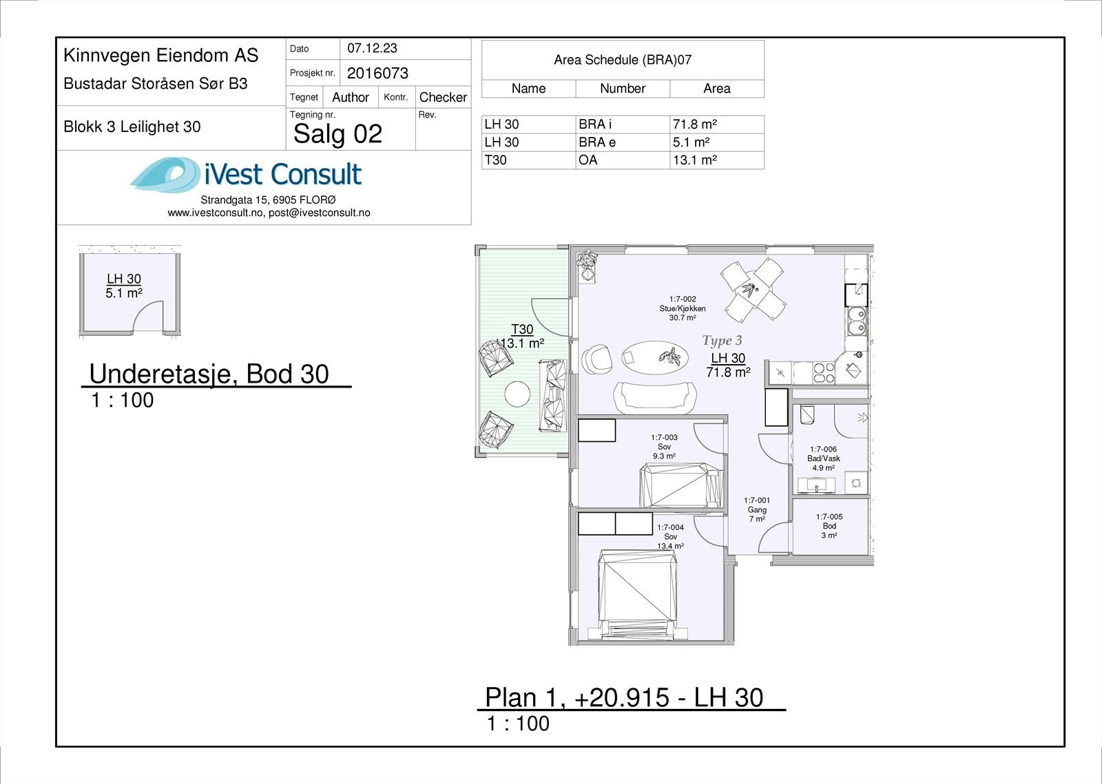 Planteikning snr 86 Galleribilde