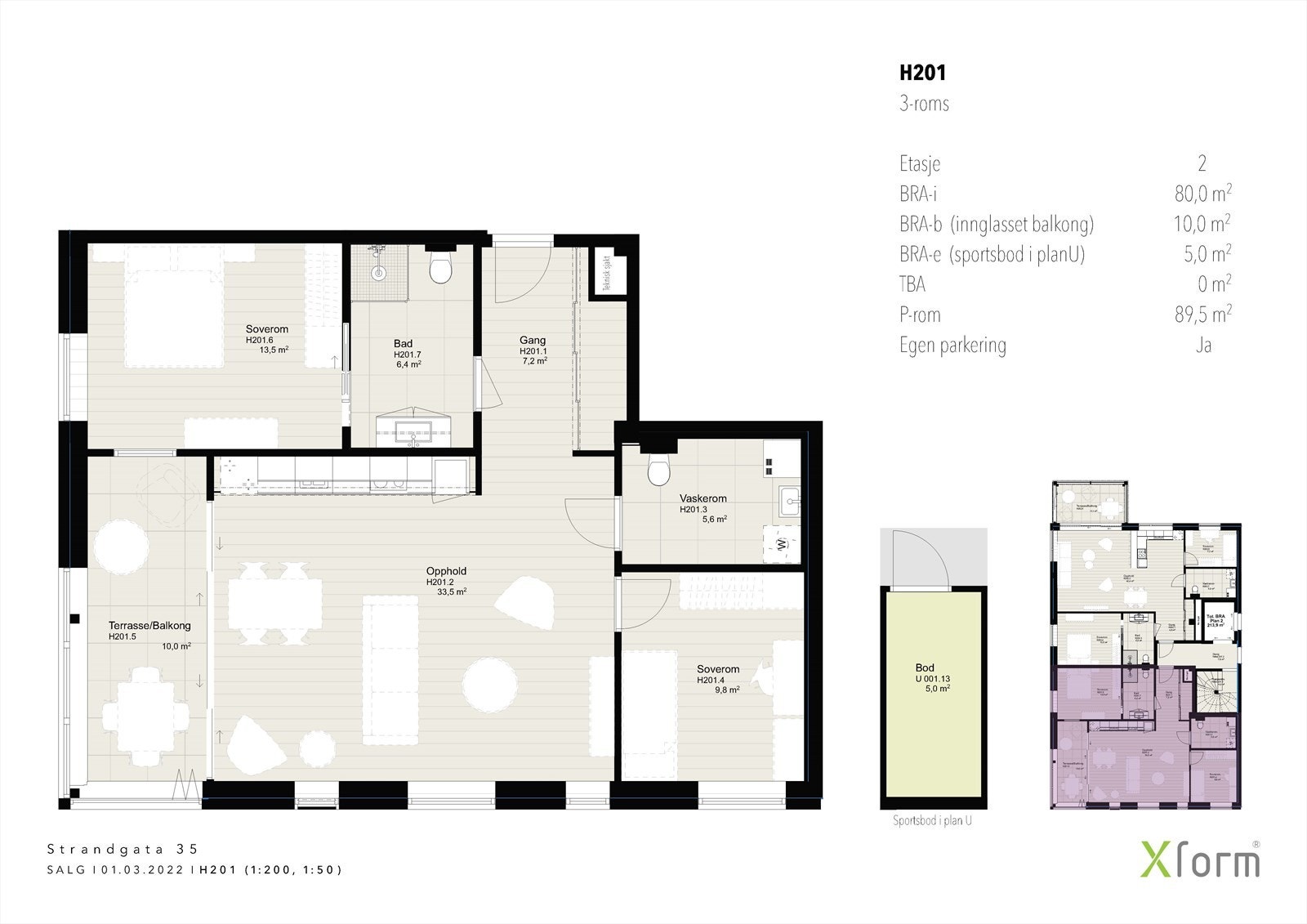 H201 planteikning Galleribilde