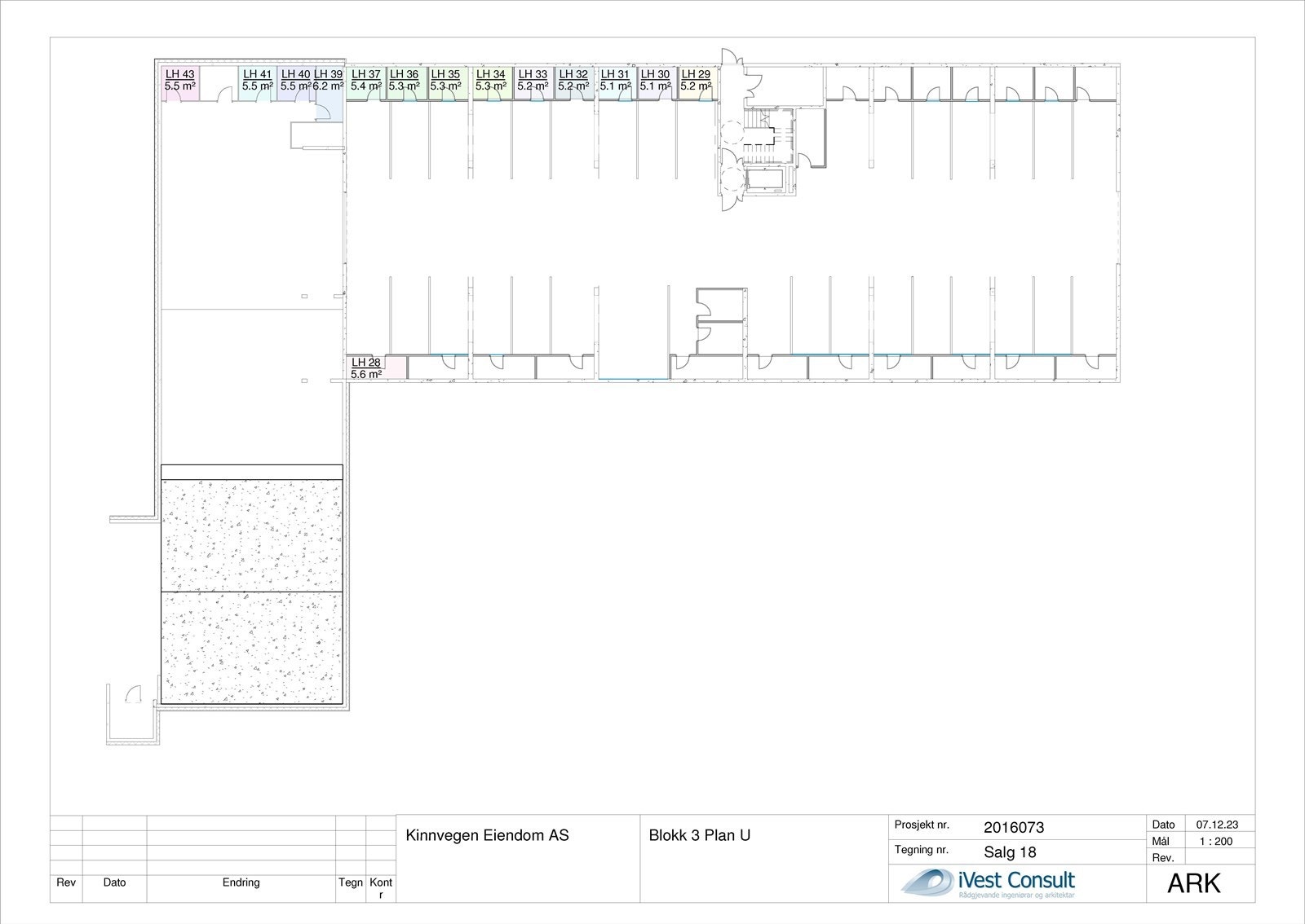 Blokk 3 plan U Galleribilde