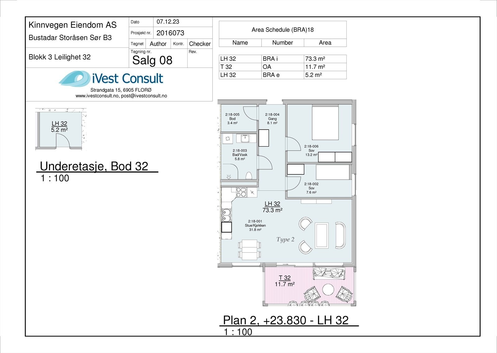Planteikning snr 88 Galleribilde