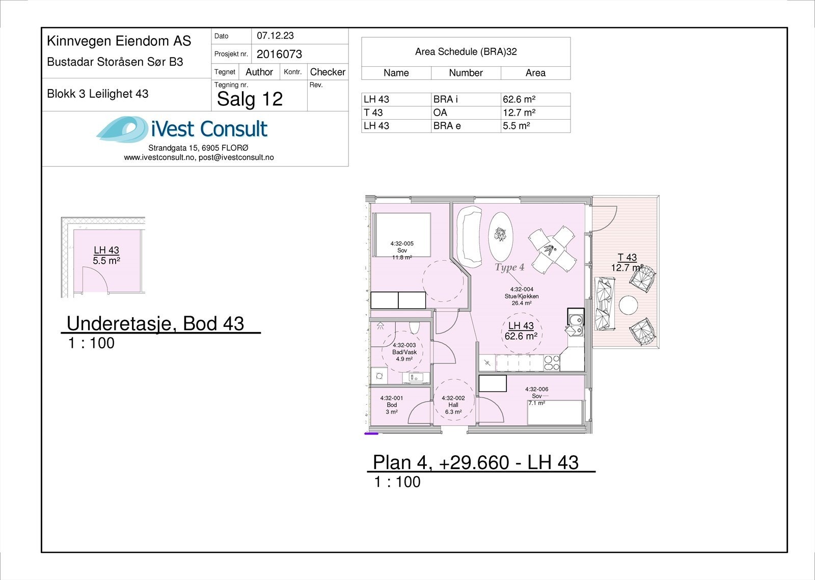 Planteikning snr 99 Galleribilde