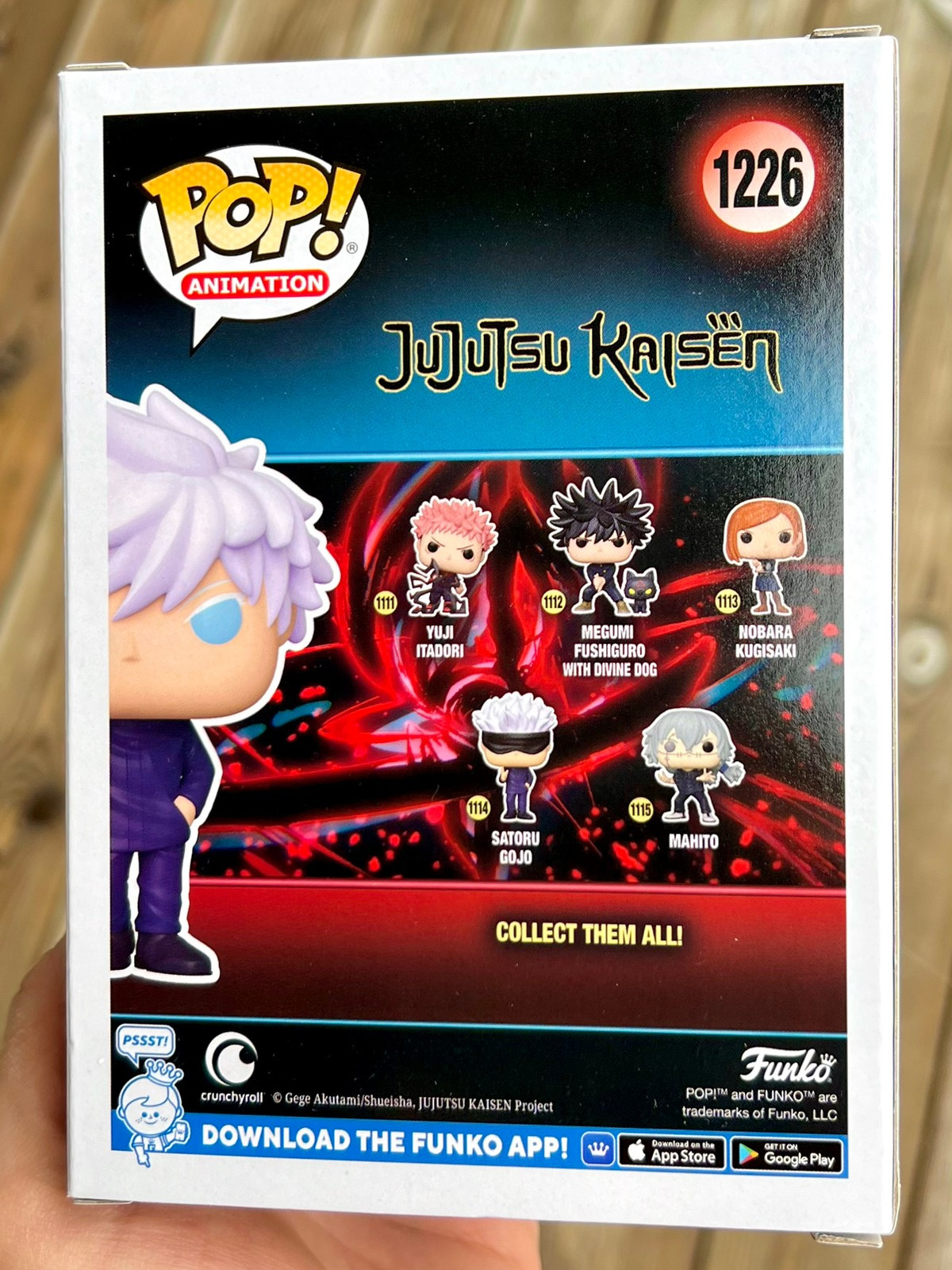 Flawed Box! Funko Pop Satoru Gojo Jujutsu Kaisen popular 1226 WonderCon Limited Edition