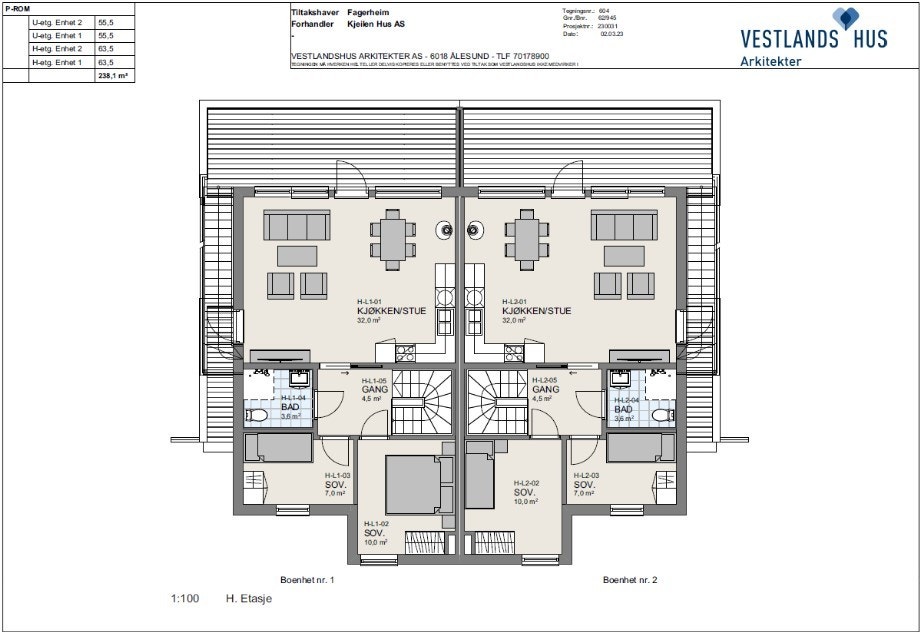 Planteikning - 2. etg Galleribilde
