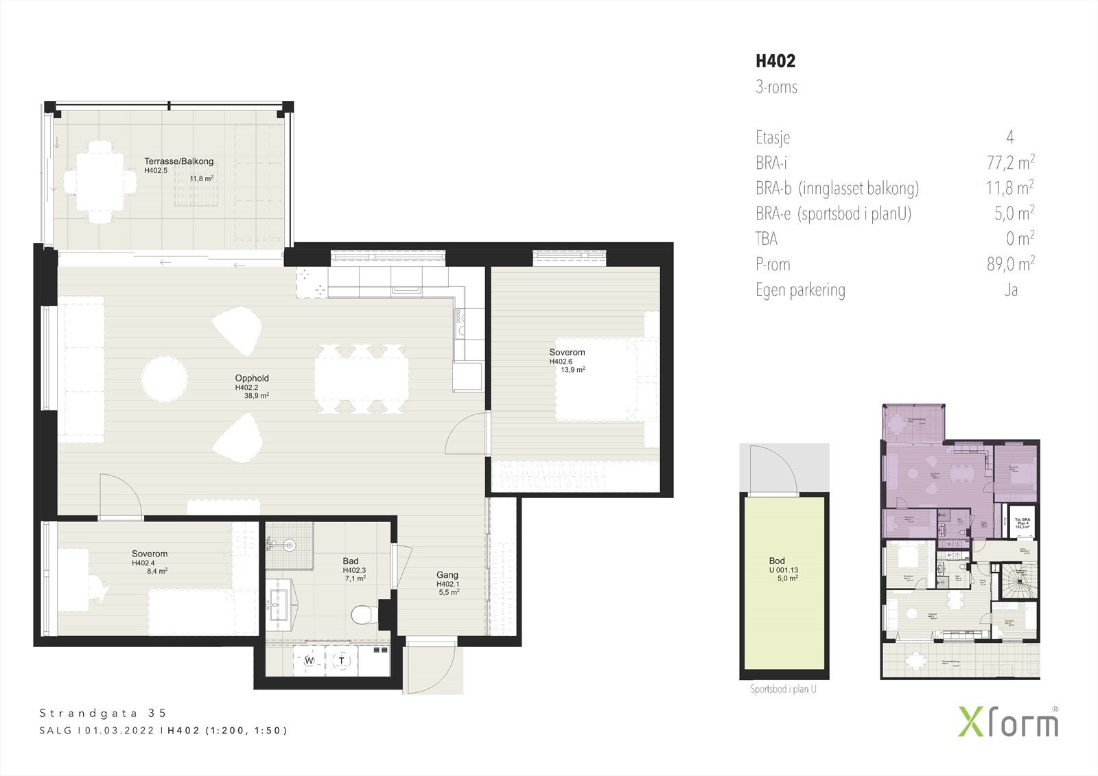 H402 Planteikning Galleribilde