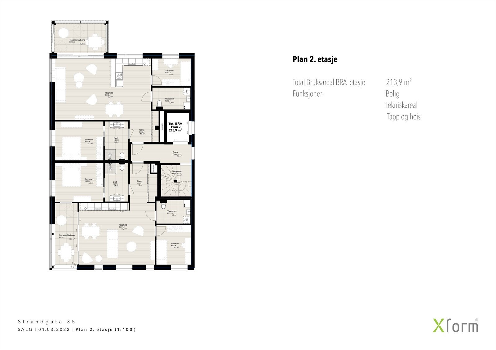 Plan 2. etg. Galleribilde