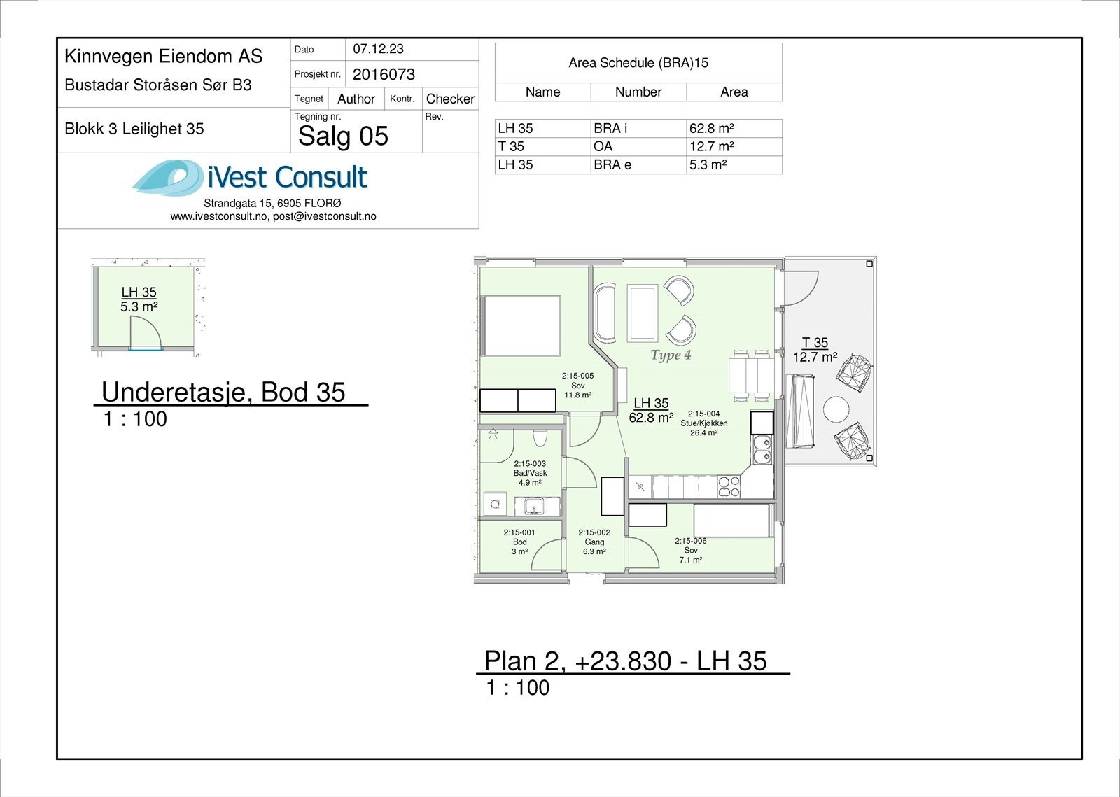 Planteikning snr. 91 Galleribilde