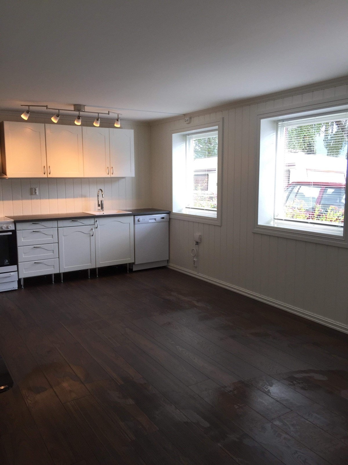 To store vinduer vendt mot sør. Galleribilde