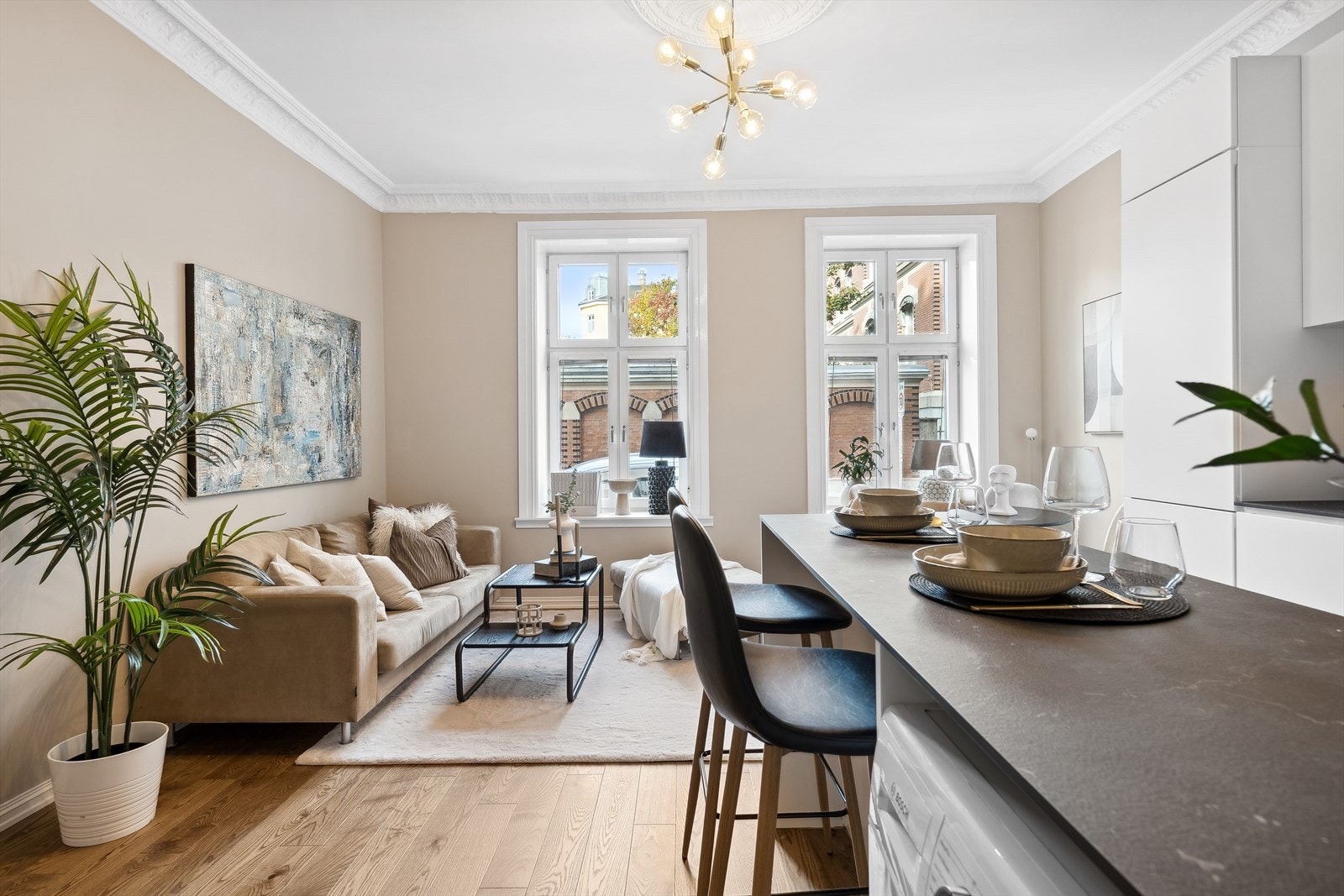 Stue/kjøkken Galleribilde