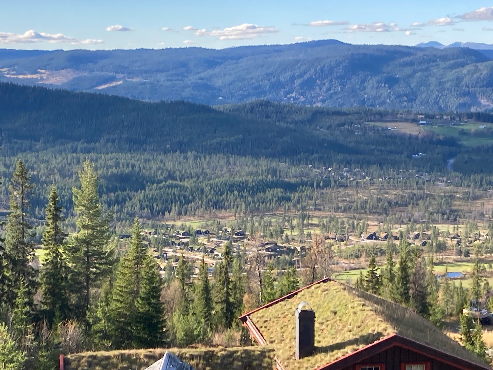 Utsikt fra terrassen Galleribilde