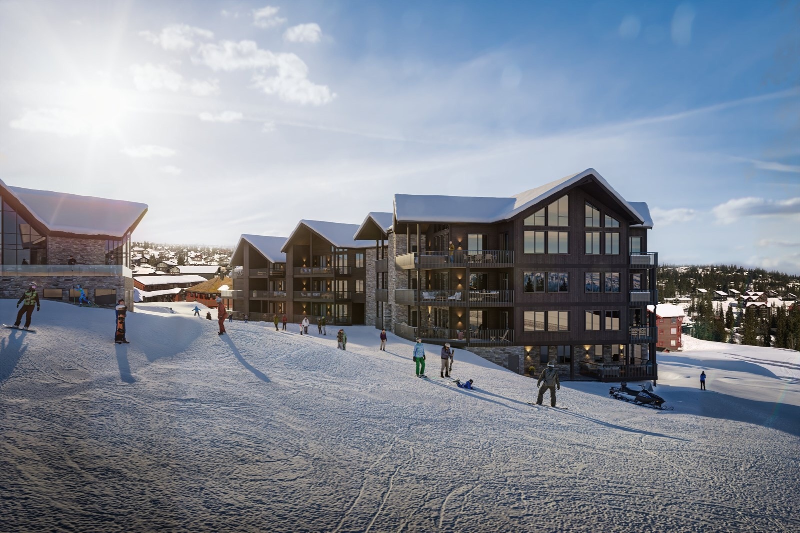 Høyd ligger på toppen av Fageråsen med praktfull utsikt i alle retninger, alpinanlegget som nærmeste nabo, langrennsspor rett utenfor døren og Høyfjellssenteret med servicefasiliteter i umiddelbar nærhet. Galleribilde
