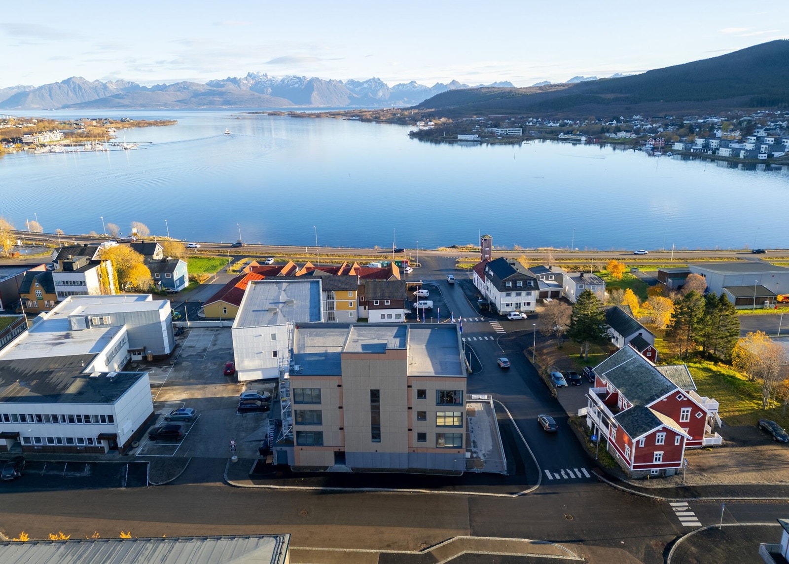 Oversiktsbilde tatt med drone Galleribilde