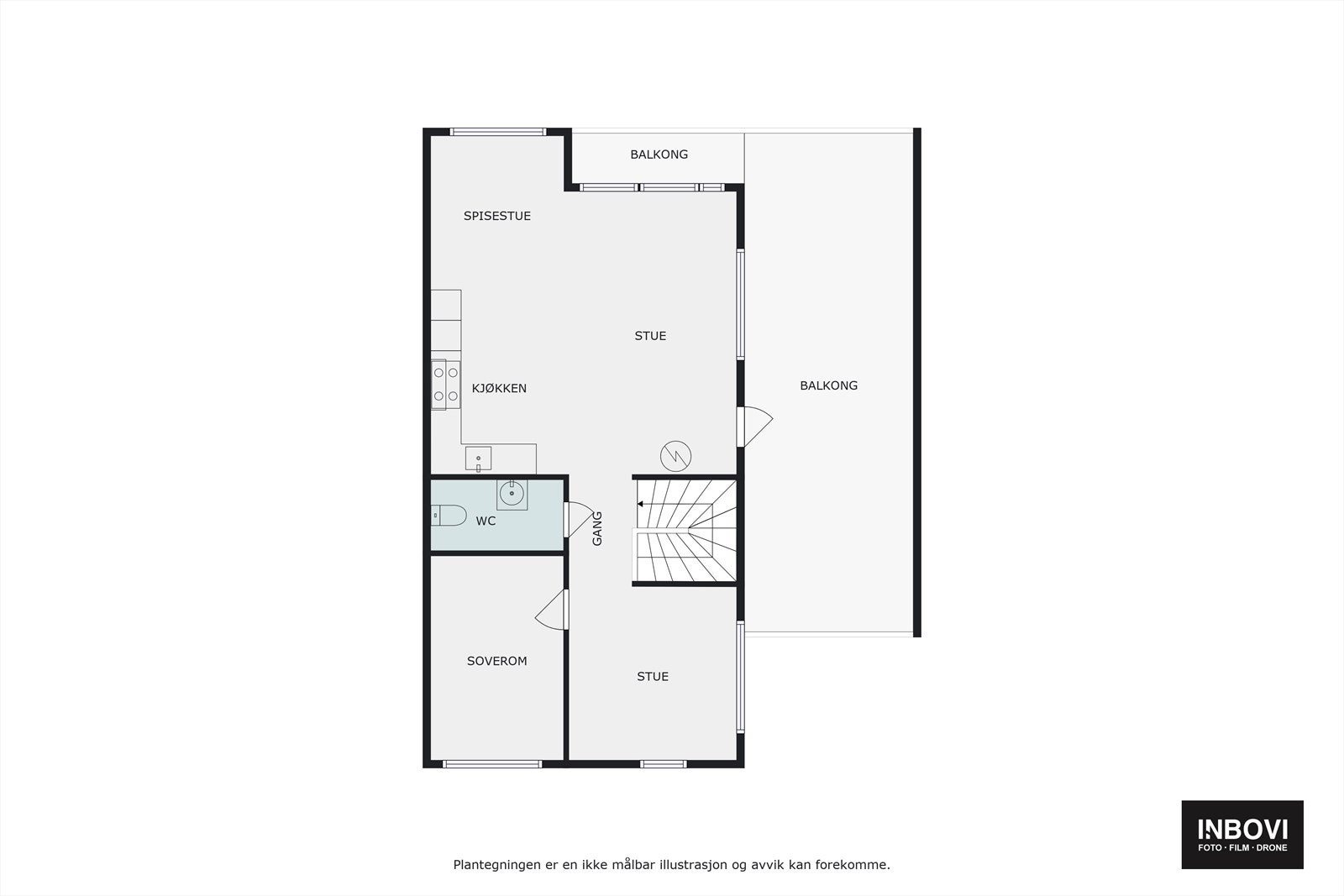 Planskisse 2. etg Galleribilde