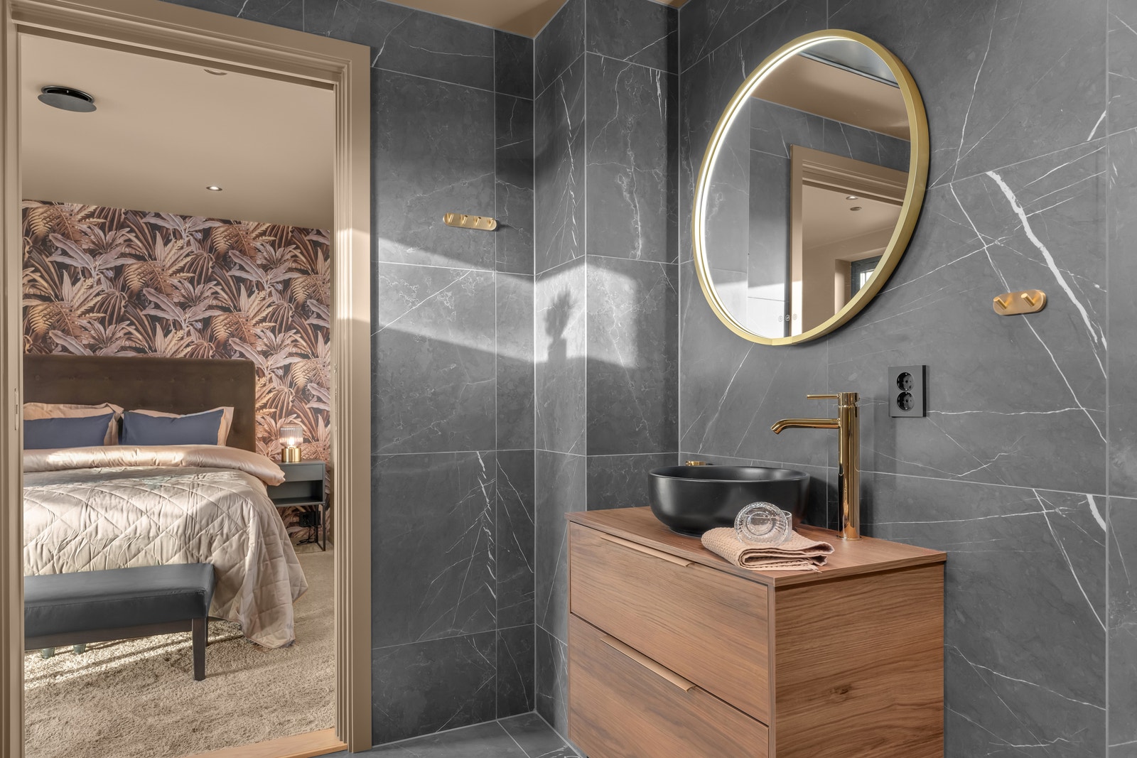 Lekkert bad tilhørende takstua Galleribilde