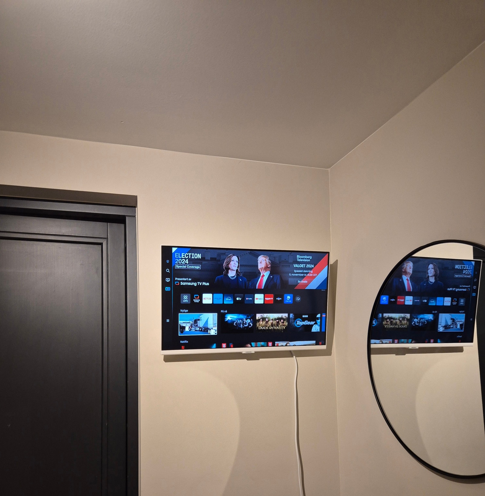 Smart-tv (hengt opp etter bilde 1 ble tatt) Galleribilde