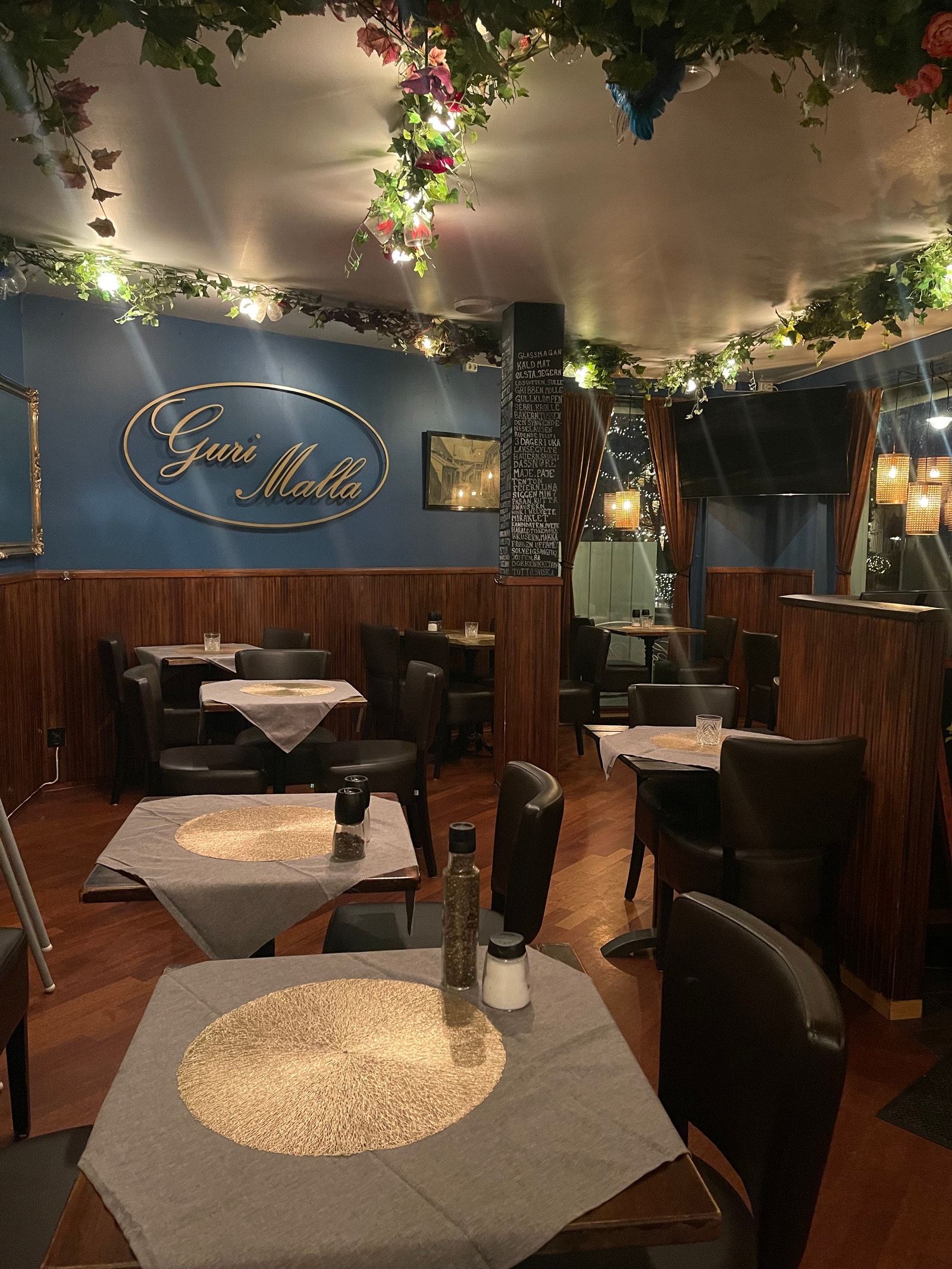 Inne i kafe Galleribilde