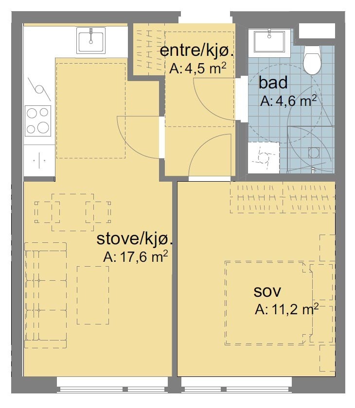 Planteikning Galleribilde