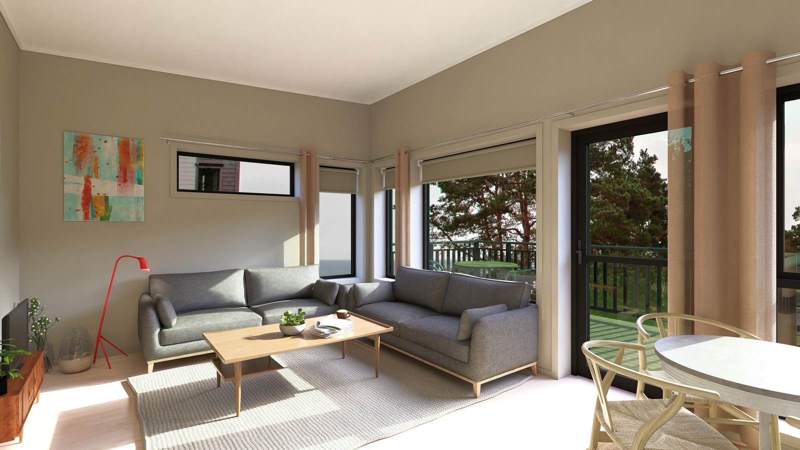 Stue i leilighet 2.etg Galleribilde