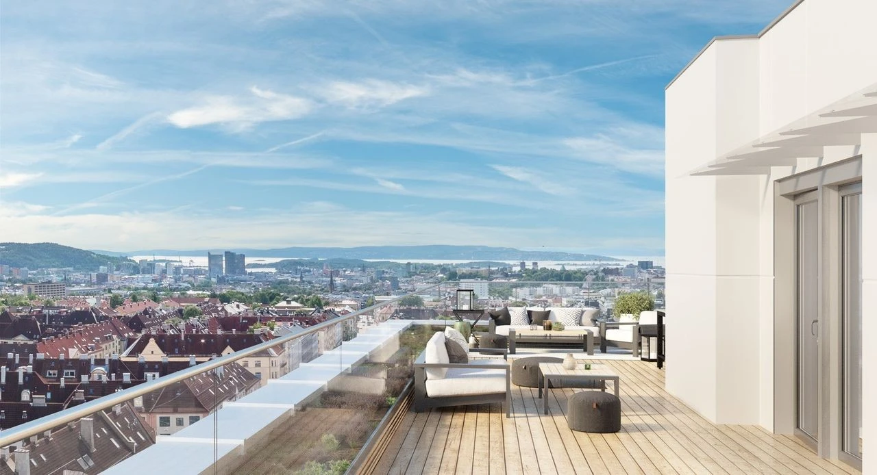 Felles takterrasse Galleribilde