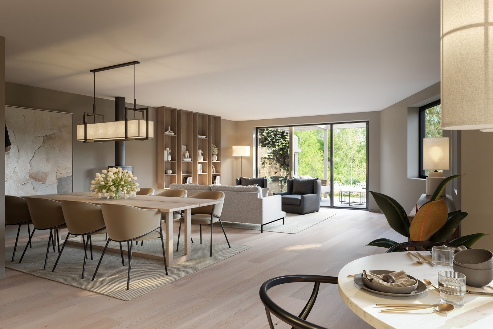 Her finner du alt fra 3 til 5 soverom, flere bad og WC - alt for å sikre en funksjonell hverdag for hele familien - Illustrasjon er av illustrativ karakter og angir nødvendigvis ikke korrekt gjengivelse av elementer i boligene. Galleribilde