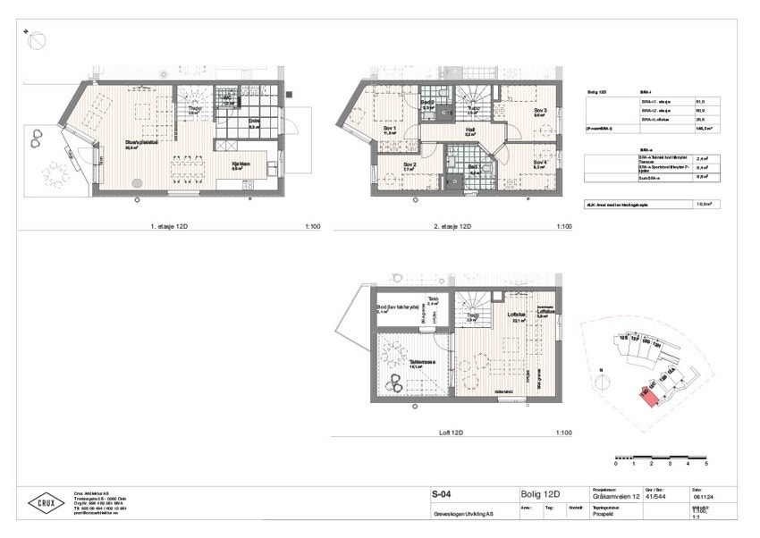Plantegning 12D Galleribilde