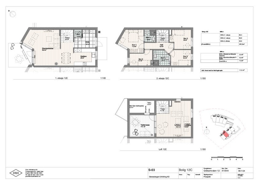 Plantegning 12C Galleribilde