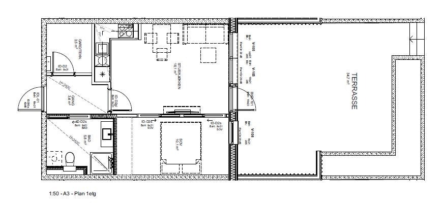 Plantegning Galleribilde