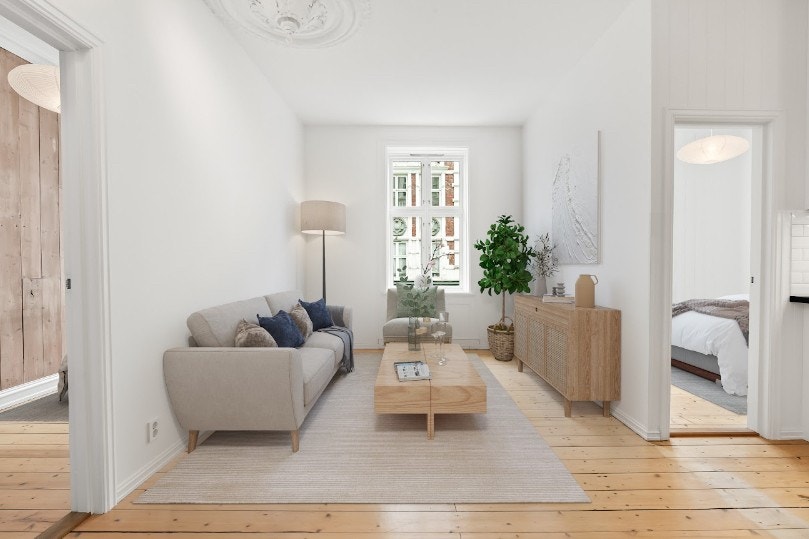 Klassisk, lys og koselig leilighet. Galleribilde