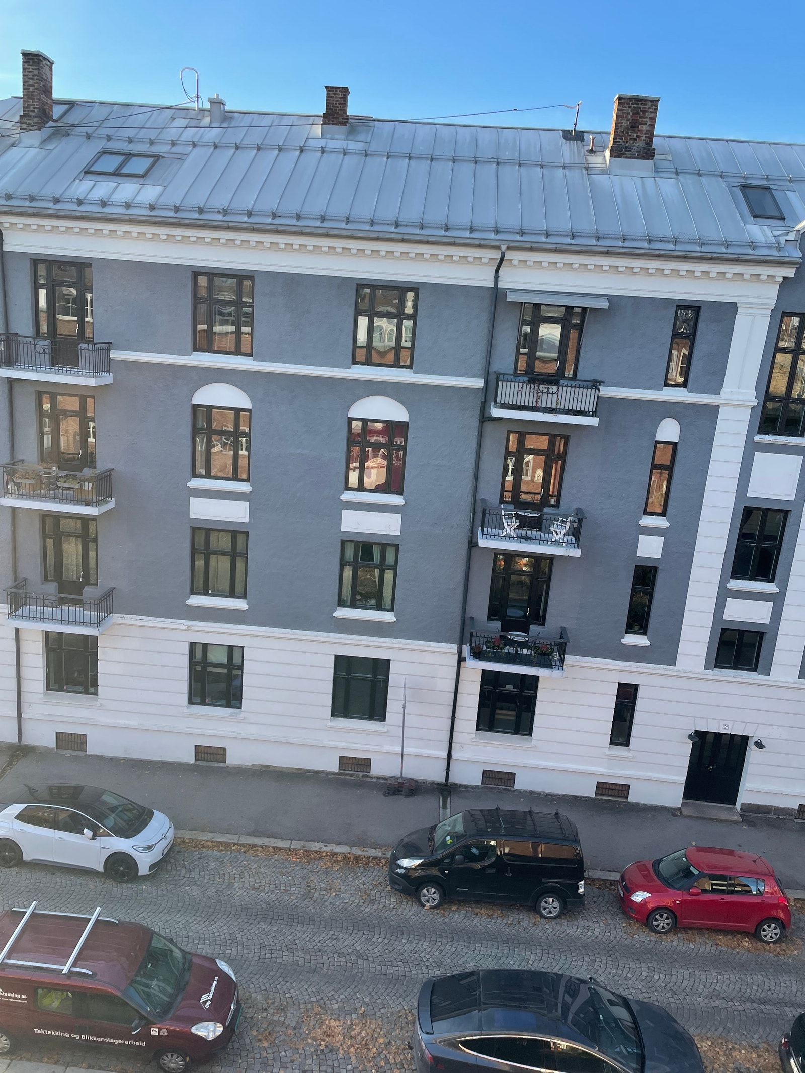 Utsikt fra takterrassen Galleribilde