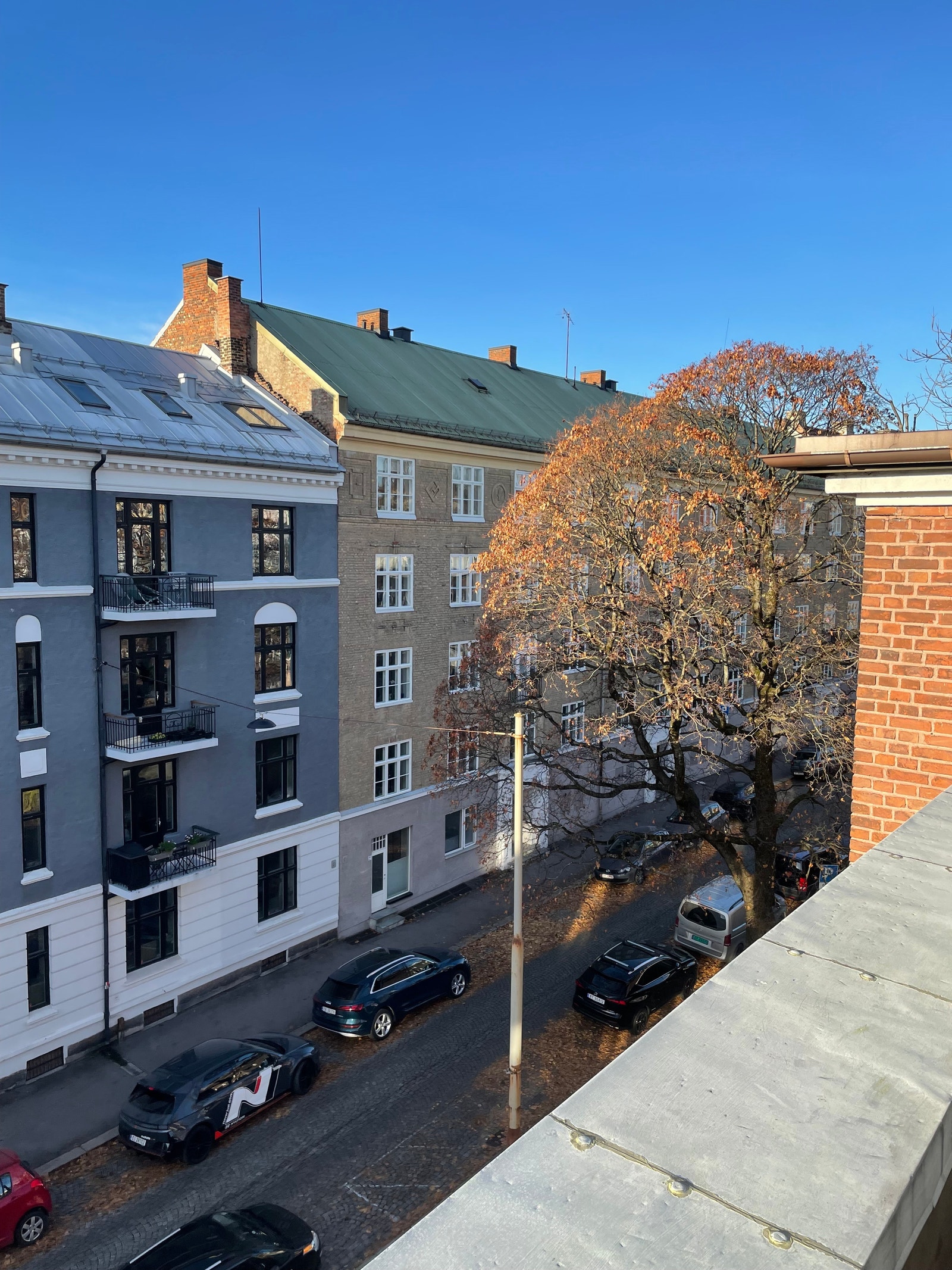 Utsikt fra takterrassen Galleribilde