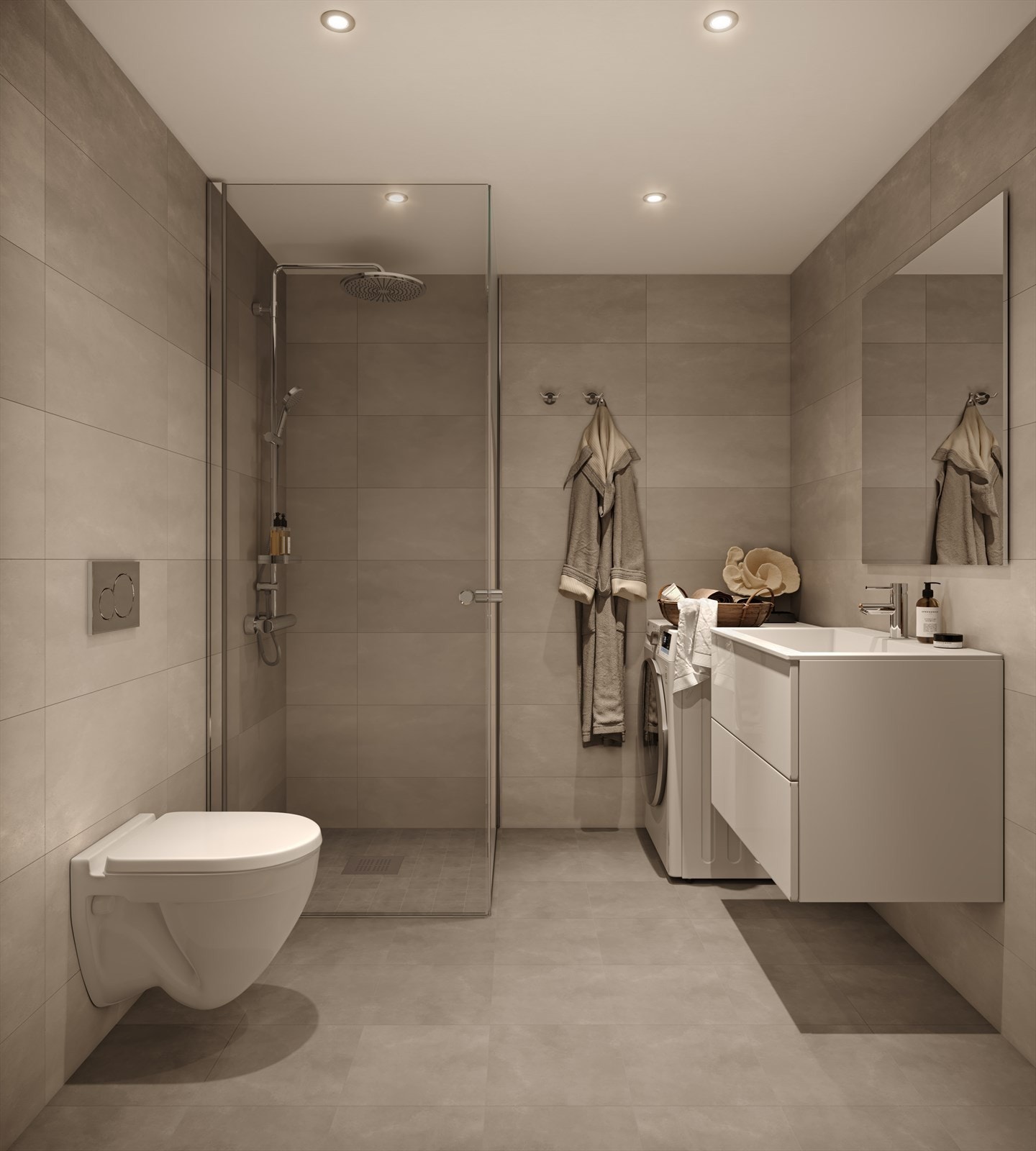 - Bildet er en illustrasjon for presentasjon av prosjektet og er ikke utarbeidet for denne leiligheten, avvik vil forekomme Galleribilde