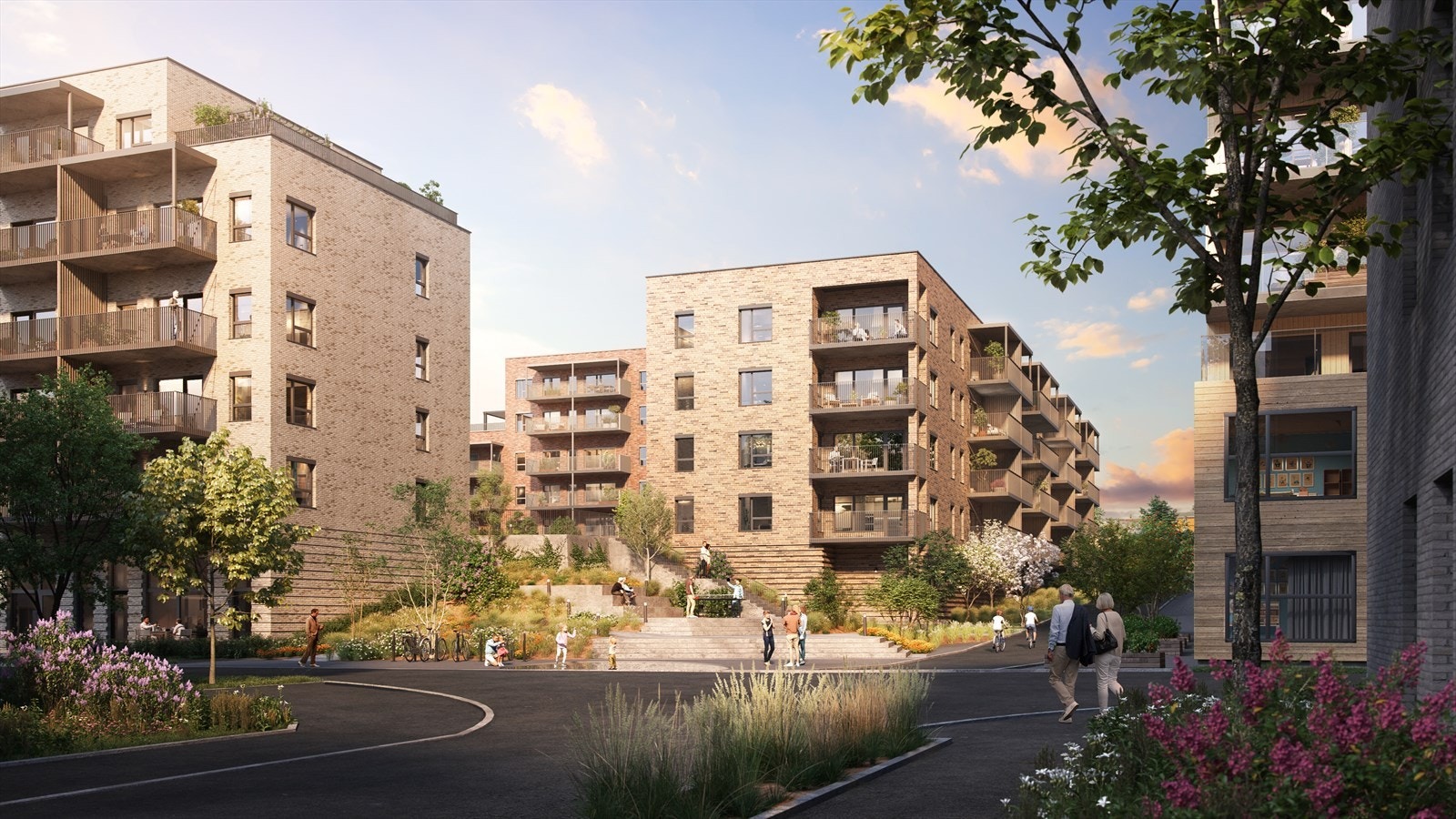 - Bildet er en illustrasjon for presentasjon av prosjektet og er ikke utarbeidet for denne leiligheten, avvik vil forekomme Galleribilde