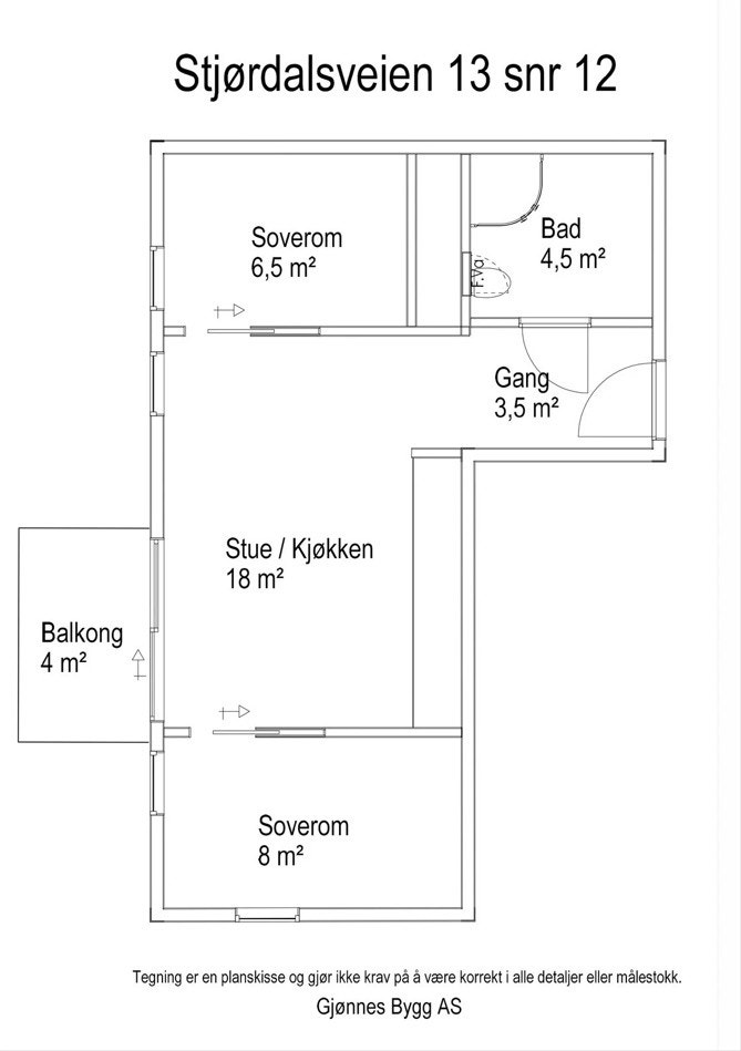 Plantegning Galleribilde