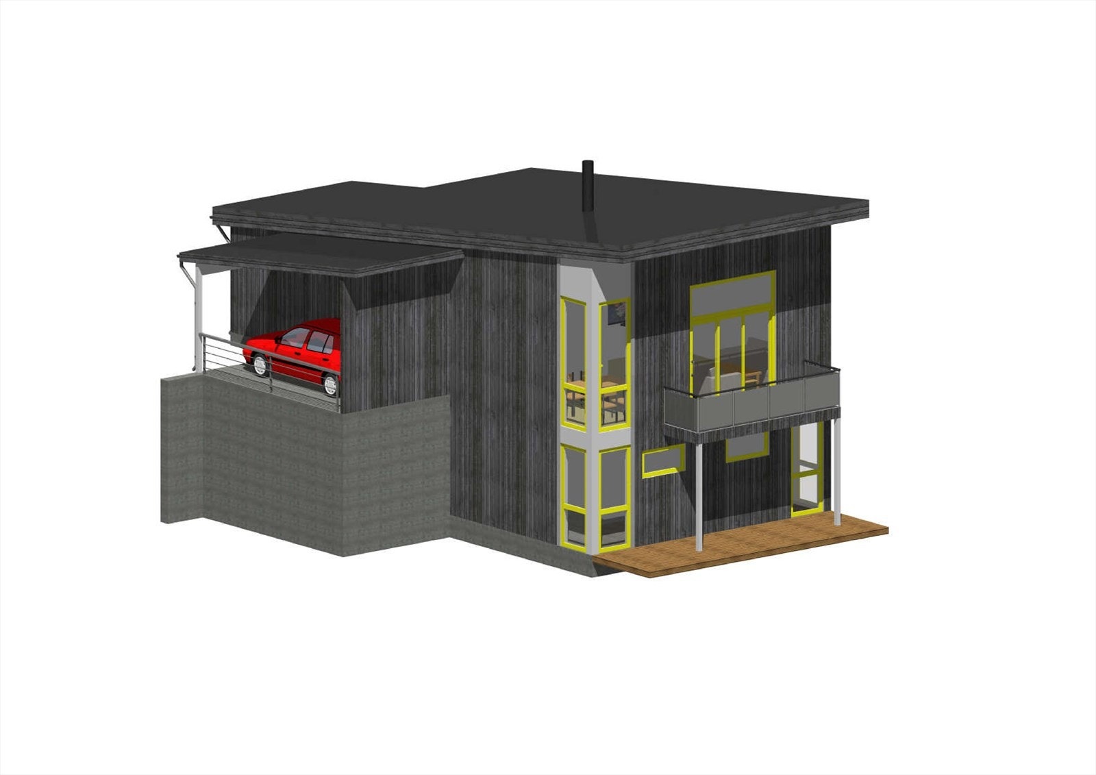 Fasade boligtype B4 Galleribilde