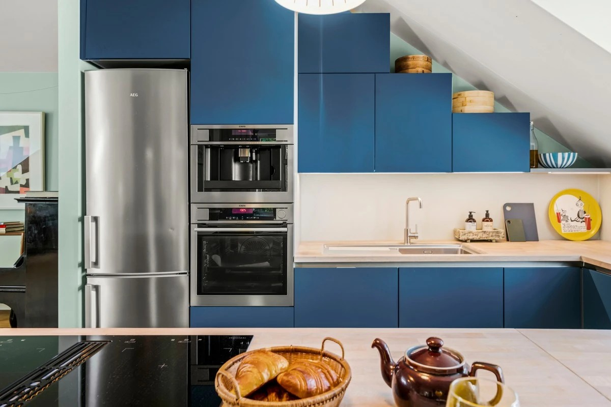 2.etasje: Integrerte AEG hvitevarer (Integrated AEG kitchen appliances) Galleribilde