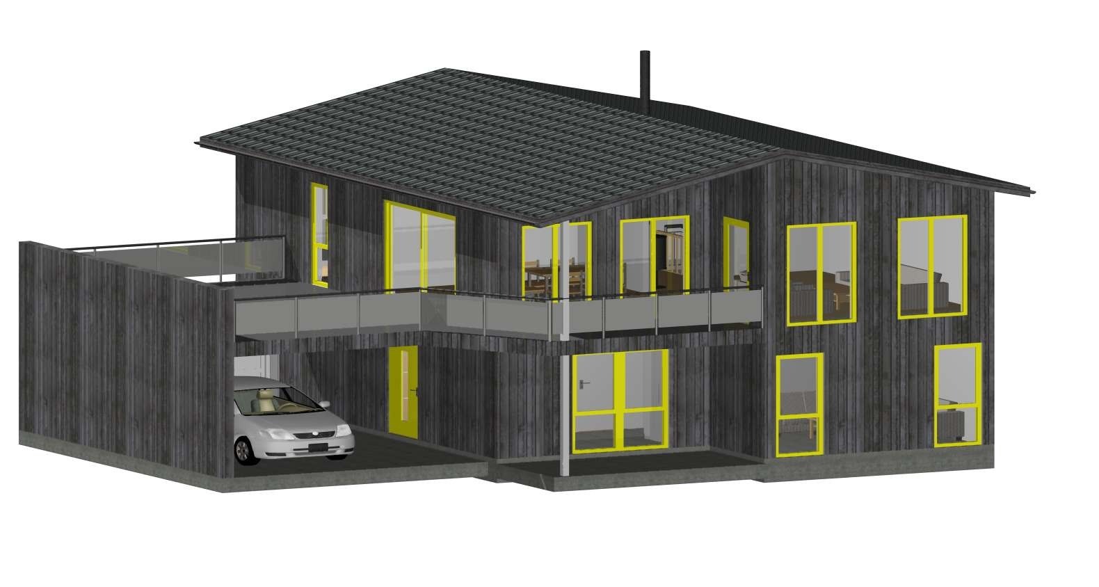 3D fasade Galleribilde