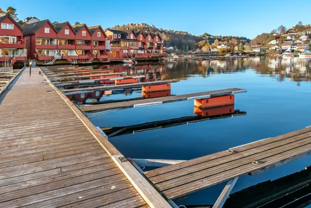Leiligheten sett fra brygga Galleribilde