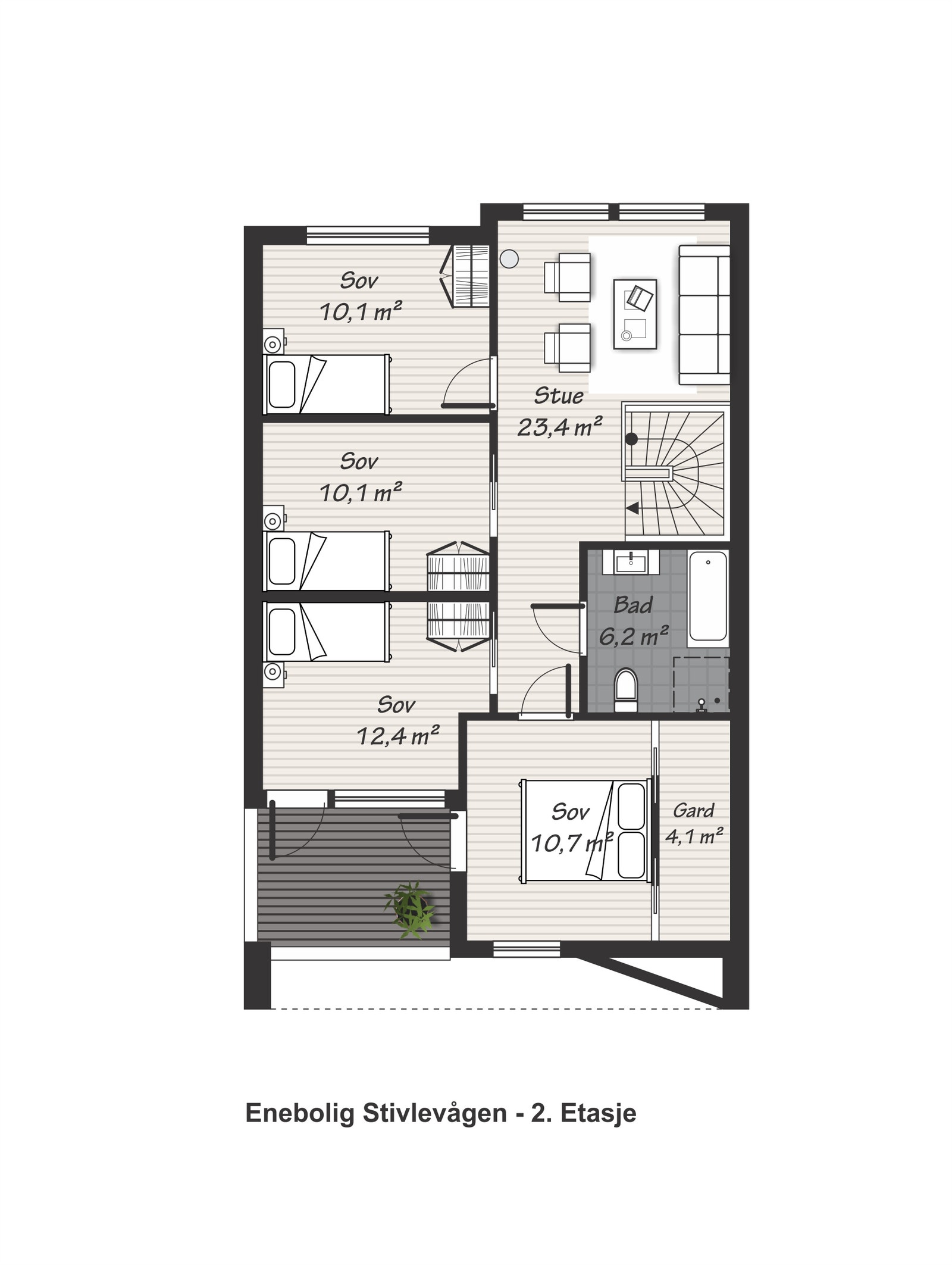 2 etasje Galleribilde