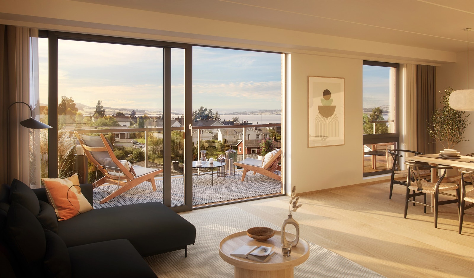 Nordhagen ligger flott til i Sandvika rett ved Hamar bysentrum. Her illustrert fra 501 - avvik vil forekomme. Galleribilde