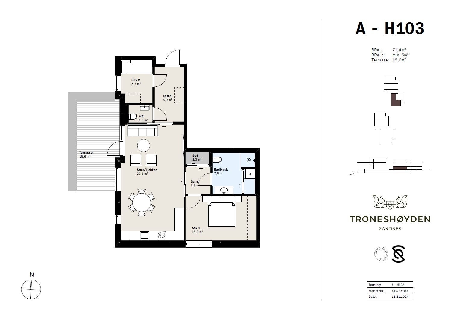 Plantegning Galleribilde