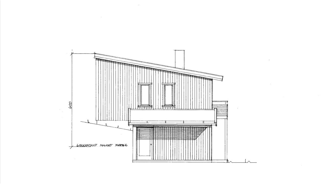 Fasaden nordvest Galleribilde