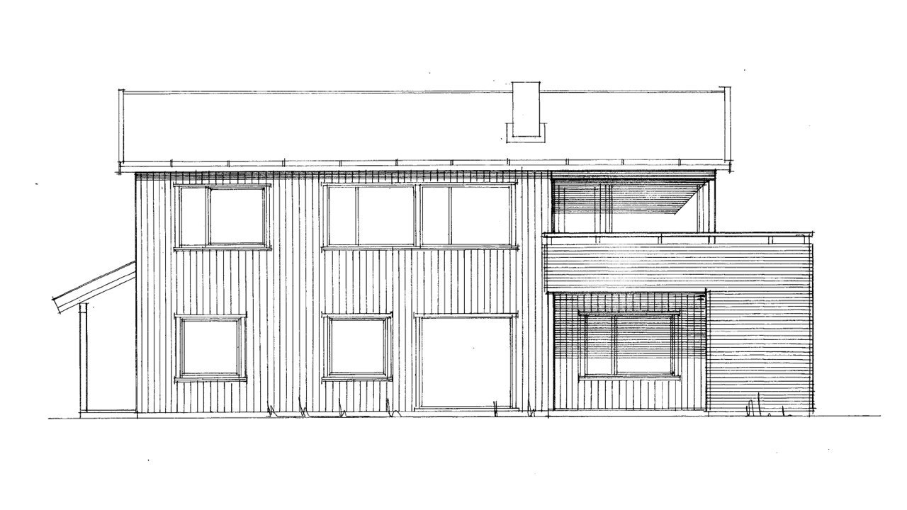 Fasaden sørvest Galleribilde