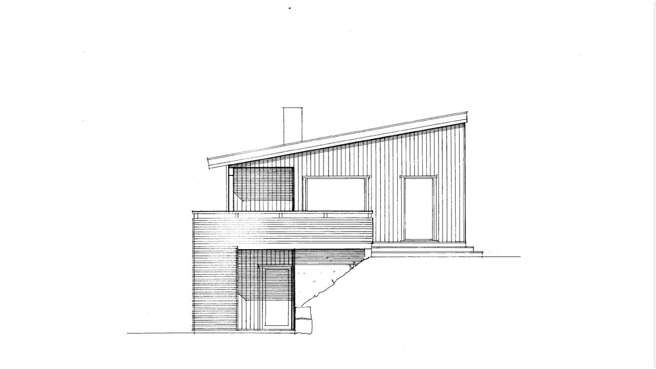 Fasaden sørøst Galleribilde