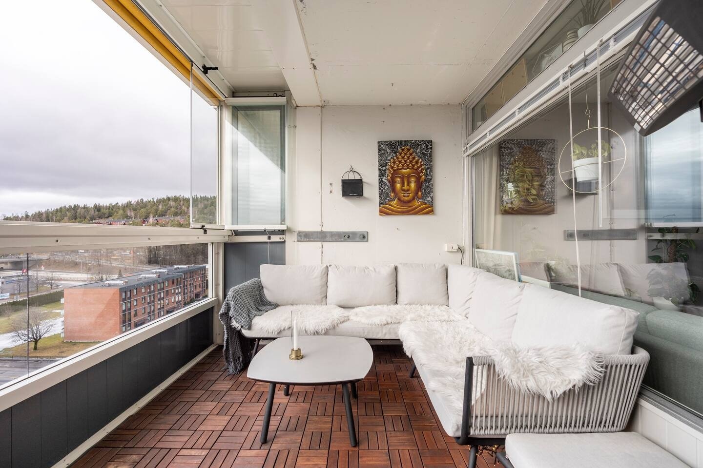 Vårsol kan nytes fra februar her. Galleribilde