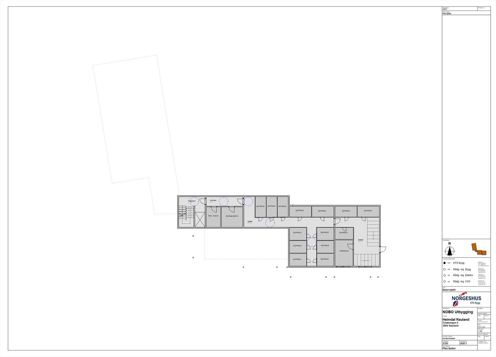 Plan kjeller Galleribilde