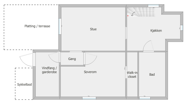 Plantegning Galleribilde